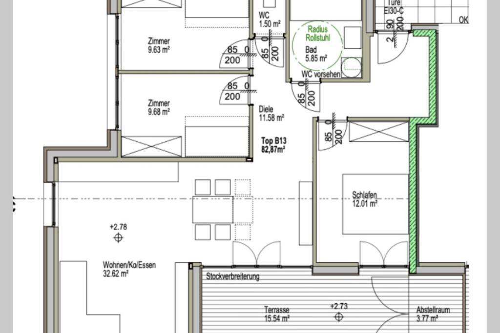 Terrassenwohnung In Praemierter Wohnanlage Klaus  エクステリア 写真